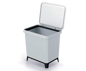 KEDEN Seau de recyclage de forme carrée 30L Systema 39x29x41 cm