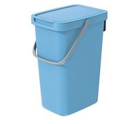Keden Systema Q Poubelle de tri des déchets avec couvercle et anse (12 l, bleu clair)