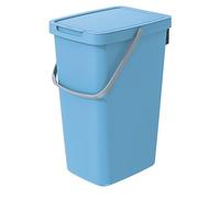 Keden Systema Q Poubelle de tri des déchets avec couvercle et anse - 20 l - Bleu clair