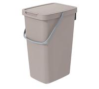 Keden Systema Q Poubelle de tri des déchets avec couvercle et anse - 20 l - Marron clair