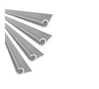 Keder UK Rail pour auvent de camping-car, caravane, canal C 4 x 1 m, bandes au total 4 mètres