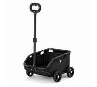 KEDIA Chariot pour chien, Portable,avec poignée, Promouvoir l'économie de main-d'œuvre, Facile à ranger, (51X35X31)CM, noir