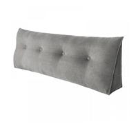 KEDIA Coussin de Lecture, pour Lit et Canapé, IdéAl pour Lit et Salon, pour Canapé Repos de lit Coussin Cale,(140x50x20)cm, gris