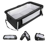 KEDIA Lit de Bébé Pliable Léger Grand Matelas Conception Pliable Sac de Transport Inclus Facile à Nettoyer