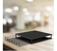 KEDIA Rangement Capsule, Tiroir de Rangement pour Porte dosette de Café, Noir, Capacité 36 dosettes, Facilement Déplaçable