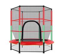 Kedia Trampoline pour Enfants, Trampoline de Jardin Extérieur, Ø140*160CM, Rouge vert