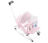 KEDIA Transat pour Bébé, Transat et Poussette deux-en-un, équipé de Jouets d'activités Amovibles et de Roues Pliables