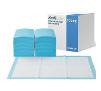 KediLife - 100 Alèses Jetables pour Bébé 60x40 cm - Alèse Impermeable, Absorbante et Respirante - 2 Paquets de 50 Tapis de Change Hygiéniques pour Bébé et Enfant