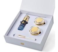 Kedma - Coffret Soin Visage Royalty - Masque Sauna, Sérum Actif, Crème Raffermissante - 3 Produits