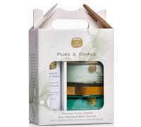 KEDMA - Kit Corps Pure & Simple - Hydratant & Exfoliant - 500g+200g+180g
