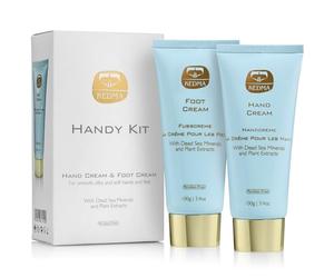 KEDMA - Kit Soin Mains & Pieds à Base de Minéraux de la Mer Morte - 2x100g
