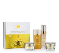 KEDMA - Kit Soin Visage à l'Or 24K - Anti-Âge & Éclat - 4 produits | Le kit Or 24K réunit tonique, sérum, crème et masque pour une routine hydratante, raffermissante et lumineuse.