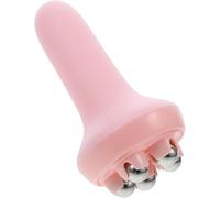 KEDMOT Rouleau de massage lymphatique portable pour soulager les douleurs musculaires, dos, cou, articulations, pieds, épaules, jambes (rose)