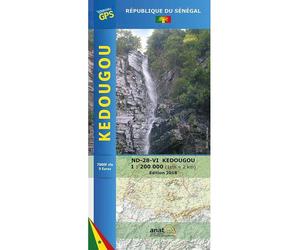 Kedougou - Echelle 1:200 000 - Collectif - Laure Kane - Atlas / carte