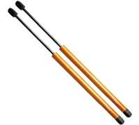 KEDOUKJ Entretoises de Capot pour Mustang 2005-2009 Amortisseurs à gaz de Capot Avant Amortisseur en Fiber de Carbone pièces de Voiture Modifier Accessoires 1 Ensemble (Fibre de carbone orange)