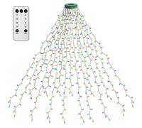 Kedoxi Guirlande Lumineuse 2m 400 LEDs pour Sapin de Noêl, Exterieur Etanche Guirlande LED Sapin Décoration Coloré