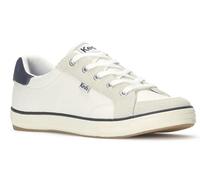 Keds Baskets à lacets Center III en toile pour femme, Blazer blanc neige/bleu marine, 39.5 EU