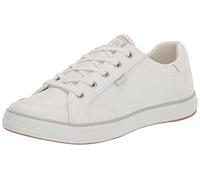 Keds Baskets Center III en Cuir pour Femme, Cuir Blanc, 10