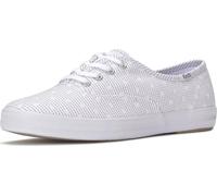 Keds Baskets Champion en Toile à Lacets pour Femme, Rayures Blanches, 40.5 EU