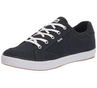 Keds Center III Baskets à Lacets en Toile pour Femme, Toile Bleu Marine, 9.5