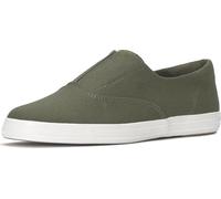 Keds Champion Baskets tendance à enfiler à bout rond pour femme, Sergé d'olive, 40.5 EU