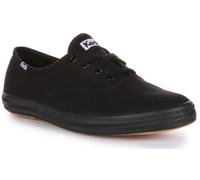 KEDS Champion Bas Haut Lacet Décontracté Chaussures Toile Blanc Femmes UK 3 - 8