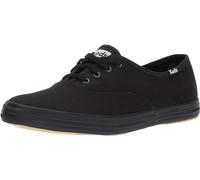 Keds Champion Originals Leather Chaussures en Cuir pour Femme, Noir/Noir, 5 X-Wide