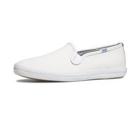 Keds Femme Champion Original Canvas Slip-on Chaussures de Sport, Blanc Blanc V 4, 39.5 EU Large