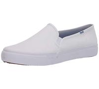 Keds Femme Double Decker Slip on Basket, White, 38.5 EU