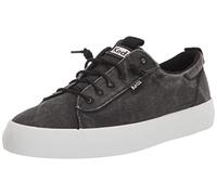 Keds Femme Kickback Canvas Slip on Basket, Noir, 36 EU