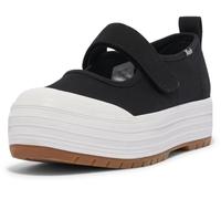 Keds Femme Mary Jane Chaussure Baby, Noir/Toile, 38.5 EU