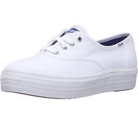 Keds Femme Triple Lace Up Chaussures de Running, Blanc (White), 37.5 EU