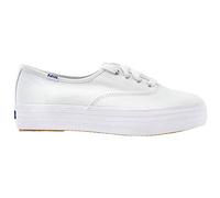 Keds Femme Triple Lace Up Chaussures de Running, Blanc (White), 39.5 EU