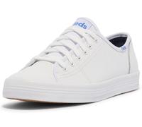 Keds Kickstart Glow Baskets à Lacets pour Femme Vert Blanc, Blanc/Bleu, 39.5 EU
