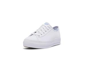 Keds Triple Kick Core Sneaker Canvas, Sneakers Basses, White,