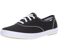 Keds Women's Champion Original Canvas Sneaker, Black Canvas,6.5 N US