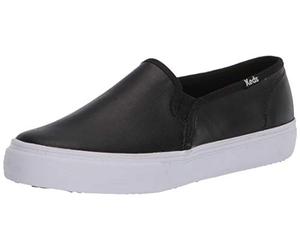 Keds Women's Double Decker Sneaker, Black, 8.5 Wide