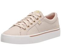 Keds Women's Jump Kick Duo Vegan Soft Buck Sneaker, TAN, 7.5