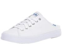 Keds Women's Kickstart Mule CORE Canvas Sneaker, White, 8 M US