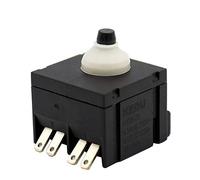 KEDU HY28-72 Interrupteur à bouton-poussoir étanche à la poussière avec outil électrique portatif Commutateurs à bouton-poussoir pour machine à polir les moulin d'angle 127V / 9.5A 250V / 4.5A 2-Pack