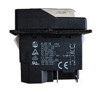 KEDU KJD16 4Pins Interrupteur électromagnétique Interrupteurs à bouton-poussoir pour équipement de machine-outil industriel AC 220-240V 16A 2HP 16 (12) A 10 (8) A 250V 5E4 IP55