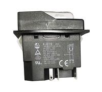 KEDU KJD16 5 Broches Étanche Électromagnétique Bouton-Poussoir Interrupteur ON-OFF Interrupteurs Avec Protection Contre La Surtension UVLO pour Outils Électriques Machine Outil Équipement 250V 16A 2HP
