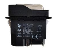 KEDU KJD16 5Pins Interrupteur électromagnétique Interrupteurs à bouton-poussoir pour équipement de machine-outil industriel AC 220-240V 16A 2HP 16 (12) A 10 (8) A 250V 5E4 IP55