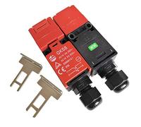 KEDU NC NO Lot de 2 interrupteurs à clé de sécurité à deux broches pour machine 250 V/400 V QKS8 (F2, M16)