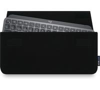 Keeb Housse Compatible avec Logitech MX Keys Mini/Logitech MX Keys Mini Mac, Fait sur Mesure Case pour Clavier Noir