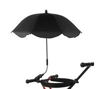Keebgyy Parapluie de Chaise Pivotant à 360°, UPF 50, Noir
