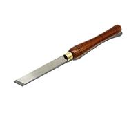 KEEBI 1pcs burins de Tournage HSS 16mm/25mm burins obliques Simples, 420mm Burin à Bois Oblique Tour Couteau Gouge Lame HSS Manche en Noyer Outils de Tournage du Bois (Color : 1 x 25mm(1 inch))