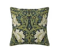 Keebik William Morris - Housse de coussin décorative douce avec motif Pimpernel pour décoration d'intérieur, salon, lit, canapé, voiture, 40,6 x 40,6 cm