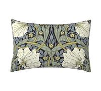 Keebik William Morris Pimpernel Housse de coussin décorative douce pour décoration d'intérieur, salon, lit, canapé, voiture, 30,5 x 50,8 cm