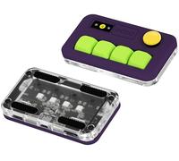 KEEBMONKEY Sayo O3C OSU Clavier à effet Hall à déclenchement rapide avec joystick et écran, pavé macro RVB à une main en aluminium CNC RVB pour jeux de rythme, clavier programmable personnalisé USB-C